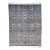 Modern Moroccan Style Gray Handmade Wool Rug With Tribal Design For Sale