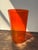 Glass Vintage Large-Scale Orange Blown Glass Vessel, Circa 1970s For Sale - Image 7 of 14
