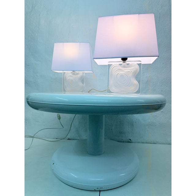 Vintage French Table Lamps by Jean-Pierre Demarchi for Daum, 1960s, Set of 2 For Sale - Image 14 of 18