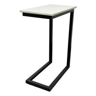 Modern C-Shape Side Table For Sale