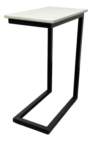 Modern C-Shape Side Table