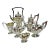 1920s Fine Art Deco Era Gorham Silverplate “Plymouth” Coffee & Tea Set - 6 Piece For Sale