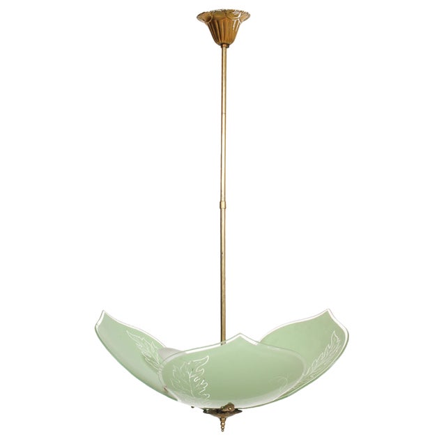 Art Deco Pendant in Murano Glass, 1920s For Sale