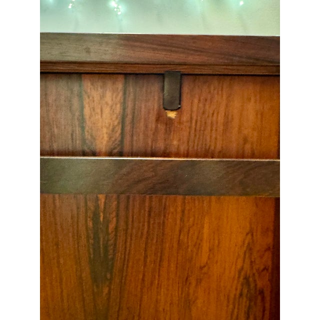 Cinnamon 1960s Rosewood Danish Bar Cart Niels Erik Glasdam Jensen for Vantinge Mobelindustri For Sale - Image 8 of 12