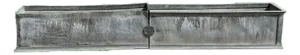 Early Large Zinc Planters - Set of 2