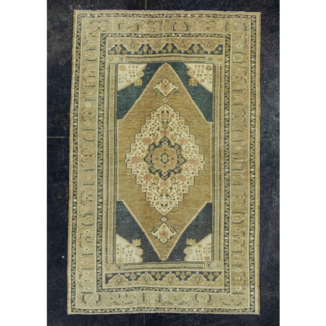 Brown Turkish Vintage Rug 3'10" x 6' #20697 For Sale - Image 8 of 8