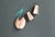 An awesome set of Mother of Pearl or Abalone Salt and Pepper Shakers. Souvenir shakers with Las Vegas, Nev printed tiny at...