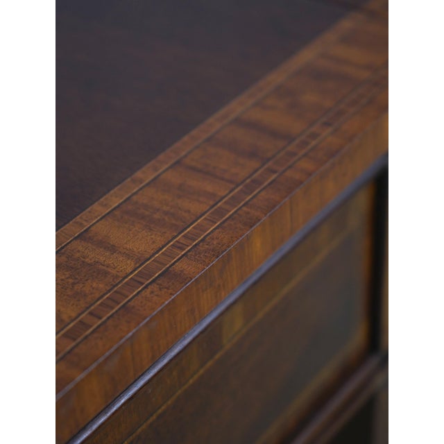 Councill Craftsmen Banded Drop Side Pembroke Table For Sale - Image 11 of 18