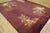 1920s Red Wine Floral Antique Chinese Art Deco Rug 8'8" X 11'4" Knotted Pile Wool Carpet For Sale - Image 4 of 12