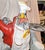 Arts & Crafts 1990s Funky Rooster Chef as Waiter After Bill Huebbe Figurine For Sale - Image 3 of 9
