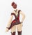 Josepha Standing Woman in a Red Dress Resin Sculpture For Sale - Image 11 of 14