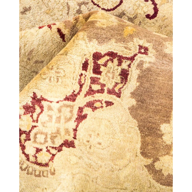 Textile Mogul, One-of-a-Kind Hand-Knotted Area Rug - Brown, 6' 2" x 9' 2" For Sale - Image 7 of 8