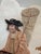 Anonimo, Painted Picture Scene, 1800s, Gouache and Fabric For Sale - Image 3 of 5