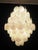Large Vintage Italian Murano Chandelier with 87 White Alabaster Disks, 1990s For Sale - Image 6 of 18