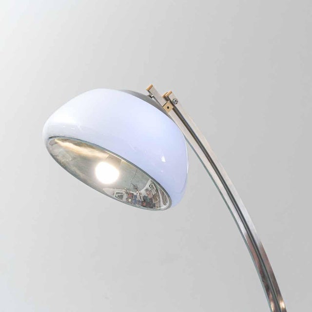 1980s Arc Floor Lamp with Double Lighting, 1980s For Sale - Image 5 of 12
