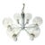 1960s Mid-Century Modern Chrome Sputnik Chandelier For Sale