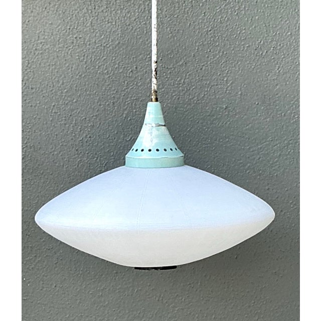 Vintage Mid-Century Modern Pendant Lamp For Sale - Image 12 of 12
