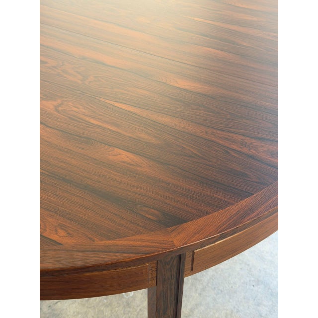 Bertil Fridhagen for Bodafors Extendable Dining Table With Two Leaves Rosewood Swedish Mid-Century Modern 1960s For Sale - Image 13 of 15