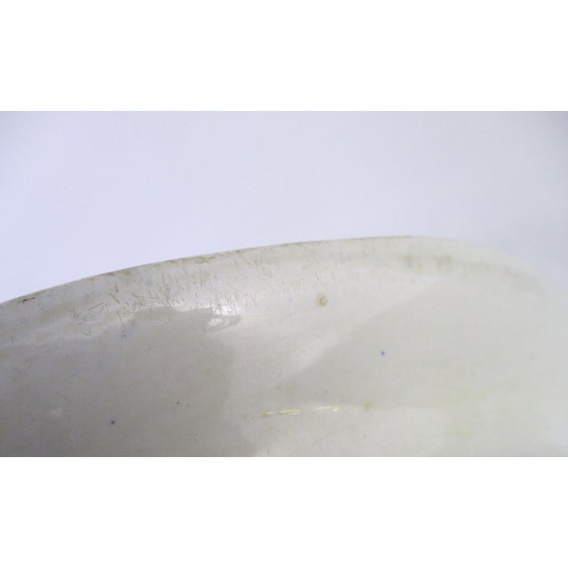Antique Blue Willow Serving Platter For Sale - Image 9 of 9