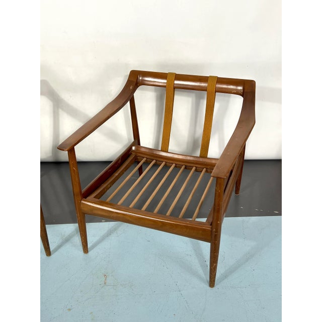 Mid-Century Modern Model 550 Armchairs by Walter Knoll, 1950s, Set of 2 For Sale - Image 6 of 18