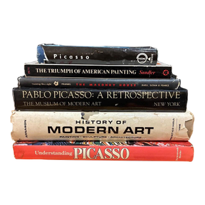 Vintage Set of 7 Modern Art Books / Titles as Shown / Group #1