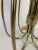 Late 20th Century Late 20th Century Oversized Brass Sculptural Loop Table Lamp With Shade For Sale - Image 5 of 11
