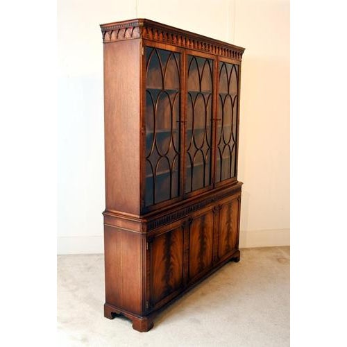 Georgian Revival Mahogany Bookcase from Bevan and Funnell, 1910s For Sale - Image 13 of 17