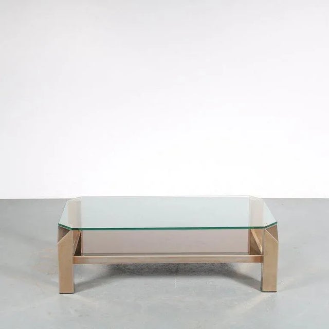Coffee Table from Belgo Chrom, Belgium, 1970s For Sale - Image 5 of 12