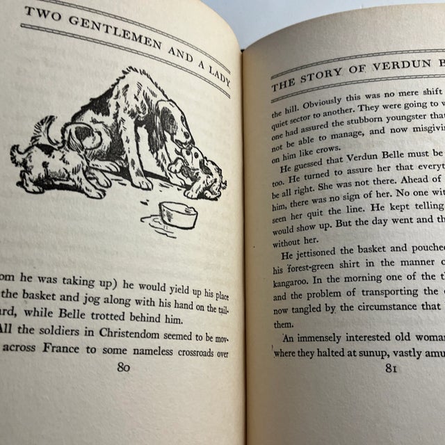 Black 1928 Verdun Belle Dog Stories Book For Sale - Image 8 of 12