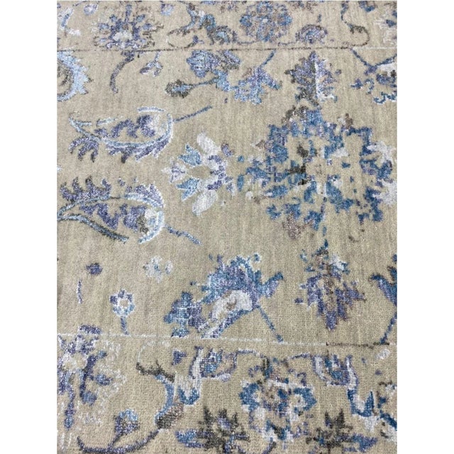 Handwoven Transitional Runner Rug 3x14 For Sale - Image 9 of 9