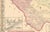 Paper Large Antique Map of Texas with Panhandle and Bay Inset Maps, 1873 For Sale - Image 7 of 11