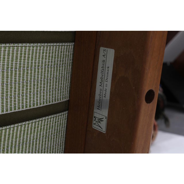 Brown Mid-Century Modern Easy Chairs in Teak from Holstebro Möbelfabrik, 1960s, Set of 2 For Sale - Image 8 of 11