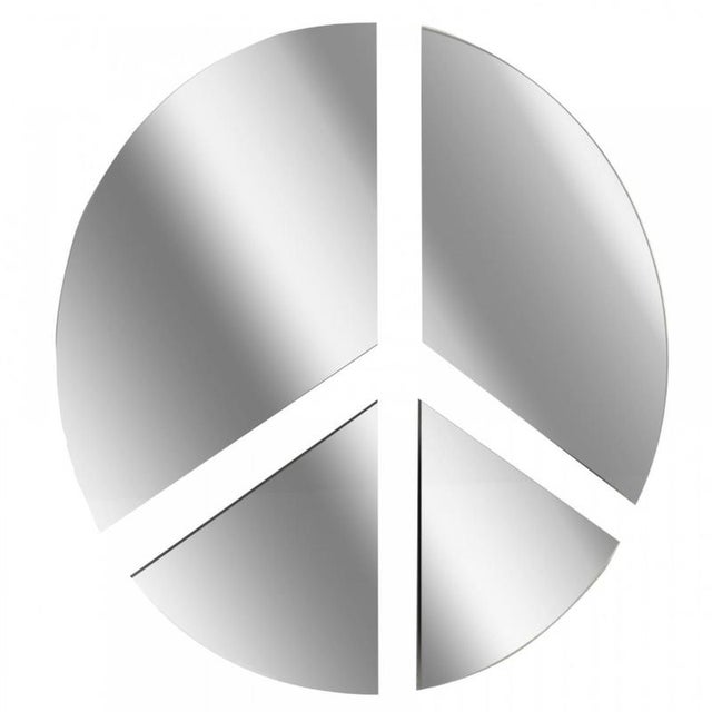 Metal Pace Wall Mirror in Powder-Coated Aluminum by Altreforme For Sale - Image 7 of 8