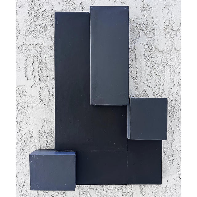 Vintage Brutalist Wood Wall Sculpture Assemblage #Ii For Sale - Image 9 of 10