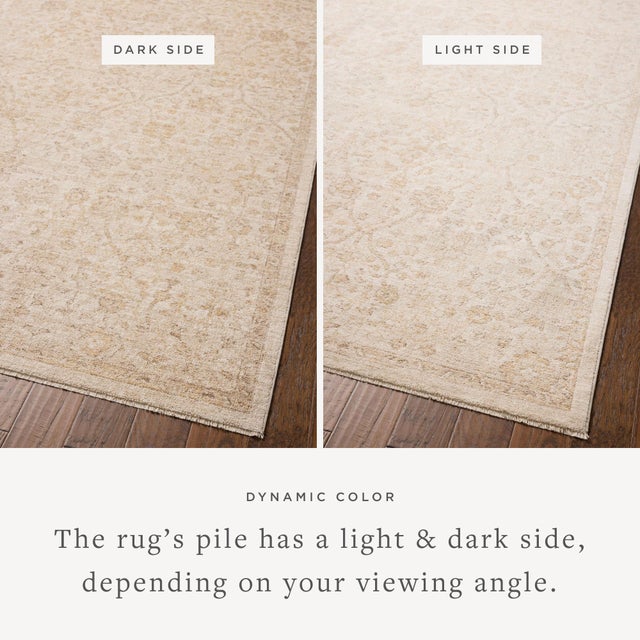 Chris Loves Julia x Loloi Palma Ivory / Sand 2'-7" x 12'-0" Runner Rug For Sale In Dallas - Image 6 of 6