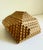 Brown Antique Tramp Art Box With Large Chip-Carving, Early 20th Century For Sale - Image 8 of 13