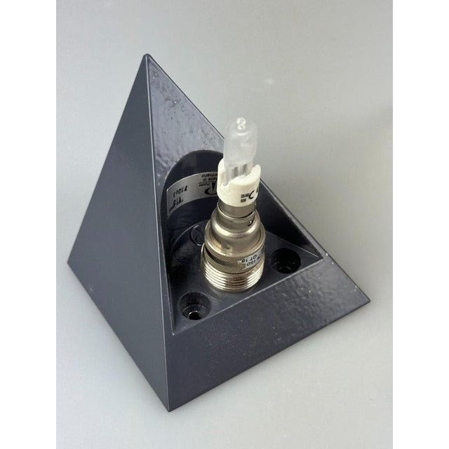 Mid-Century Modern Space Age Cube Wall Lamp in Ice Glass from Peill & Putzler, 1970s For Sale - Image 3 of 18