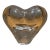 Vintage Rosenthal Lead Crystal Heart Bud Vase or Paper Weight For Sale
