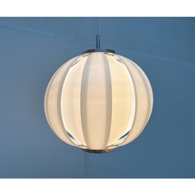 Mid-Cenutry Space Age Lamellar Moon Pendant Lamp, 1960s For Sale - Image 15 of 18