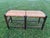 20th Century Rural French Two-Seater Straw Bench in Wood and Rush, 1890s For Sale - Image 6 of 7