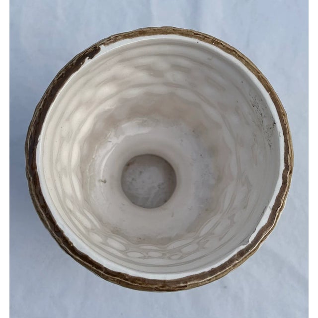 1970's Hollywood Regency Gilded Footed Urn For Sale In Palm Springs - Image 6 of 7