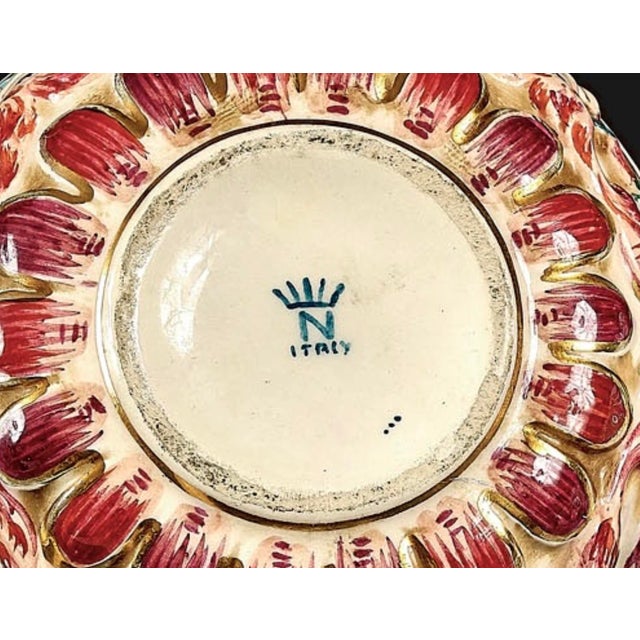 Porcelain Cup and Saucer from Capodimonte, 19th Century, Set of 2 For Sale - Image 4 of 7