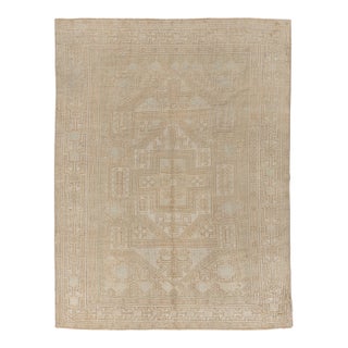 Vintage Circa 1940 Turkish Oushak Rug 5'9 X 7'5 For Sale