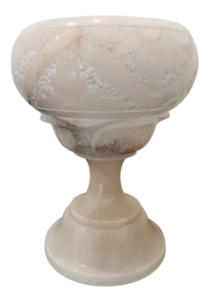 Vintage Alabaster Lamp, 1970s