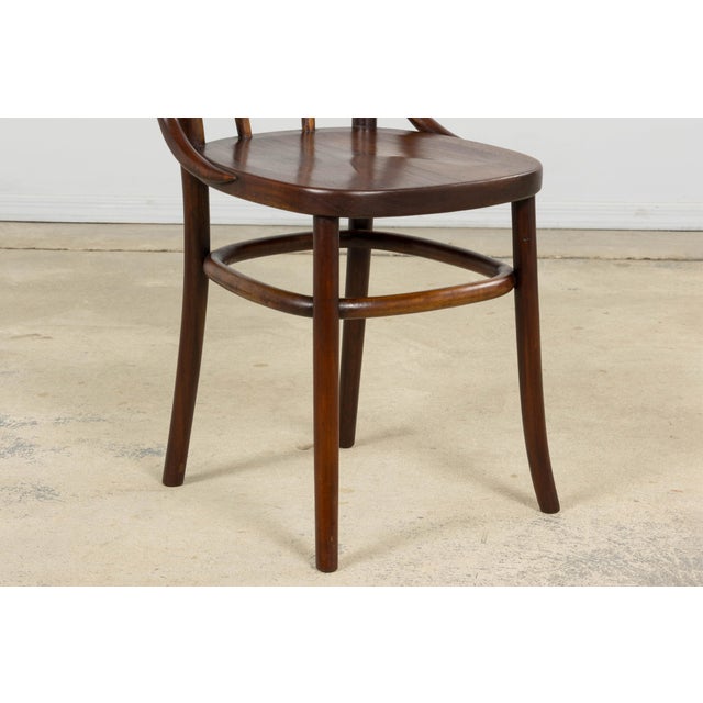 Set of 4 French Bentwood Bistro Dining Chairs, Provence, Mid-20th Century For Sale - Image 9 of 18