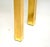 Vintage Italian Brass and Glass Console Table, 1970 For Sale - Image 10 of 11