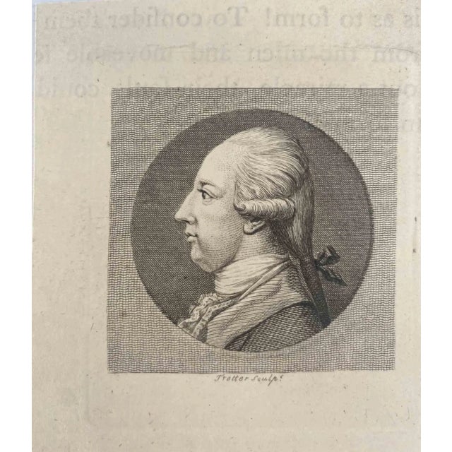 Portrait of a man is an original artwork realized by Thomas Trotter for Johann Caspar Lavater's "Essays on Physiognomy,...