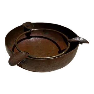 Early 1900s Hammered Copper Ashtray
