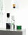 Memphis crystal t-light holder, handsculpted contemporary crystal decorative vase handsculpted in crystal measures: w 6 h...