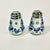 These are a pair of hand-painted Delft Salt & Pepper shakers from Ram, Holland. They are from the 1940s and feature one...